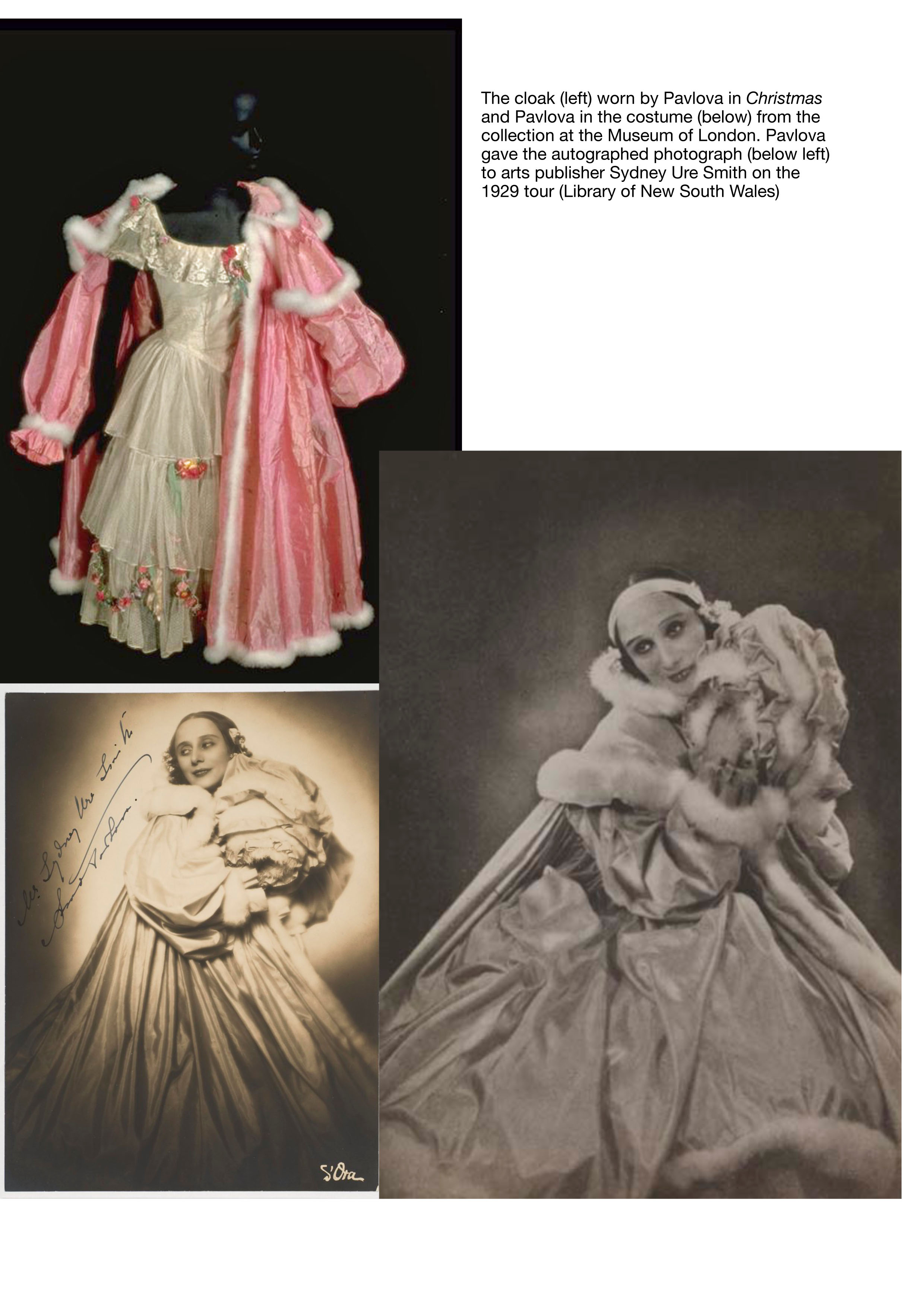 Pavlova Cloak and Photos